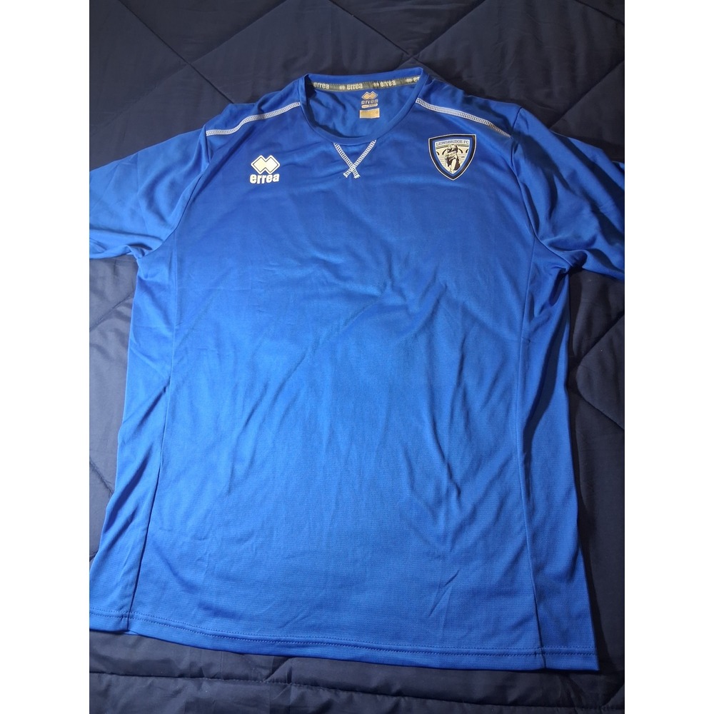 Errea Lionsbridge FC Soccer Jersey Mens XXXL Blue Short Sleeve UpTheBridge Shirt
